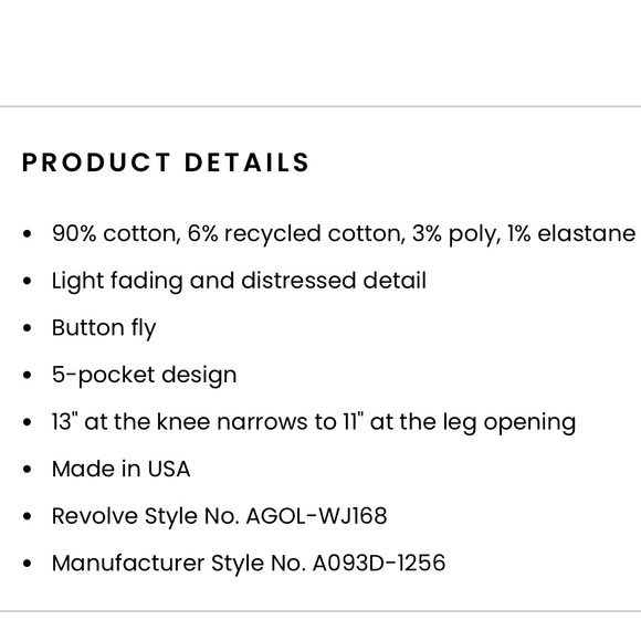 AGOLDE Nico High Rise Slim Fit in Embark, Size 25 - Picture 3 of 12